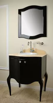 Тумба с раковиной Timo Ellen 70 M-R черный