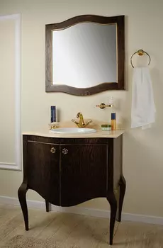 Тумба с раковиной Timo Ellen 80 H-R 92 золото патина