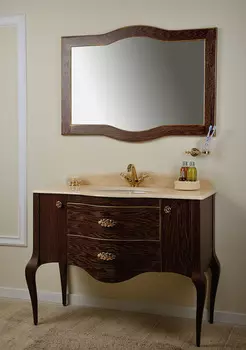 Тумба с раковиной Timo Elsa 110 H-VR вишня с золотом