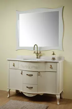 Тумба с раковиной Timo Vilma 120 M-VR слоновая кость