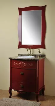 Тумба с раковиной Timo Vilma 70 M-V темно-красный