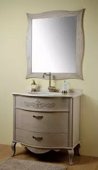 Тумба с раковиной Timo Vilma 90 H-V XM 13 патина золото