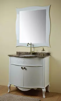 Тумба с раковиной Timo Vilma 90 M-R белый