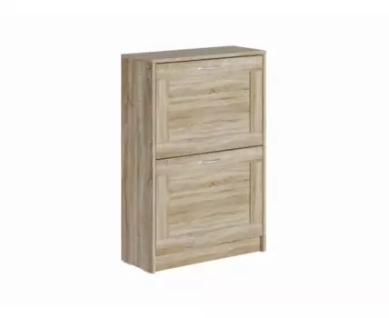 Тумба СИРИУС с двумя откидными полками для обуви, цвет Дуб Сонома