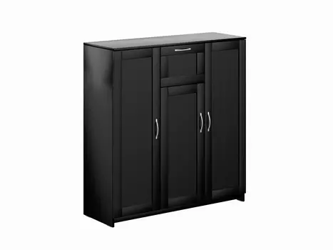 Тумба СИРИУС трехдверная с одним ящиком, цвет Дуб Венге