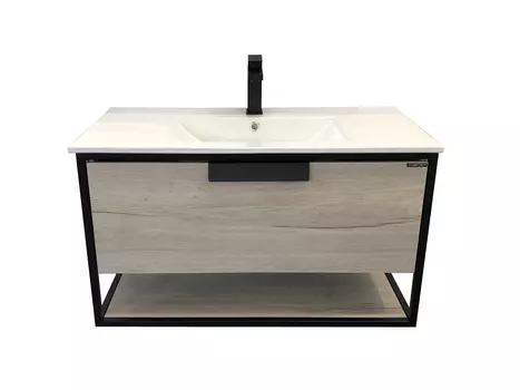 Тумба-умывальник Бонн-90 дуб дымчатый