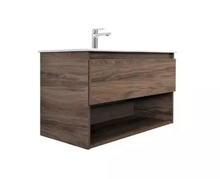 Тумба-умывальник Бордо-90 дуб темно-коричневый