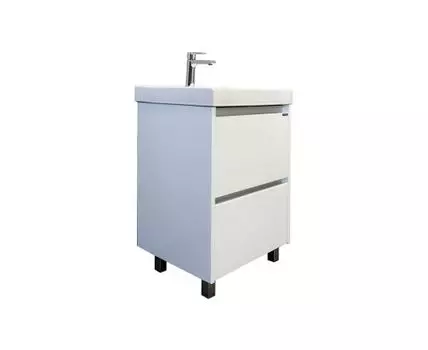 Тумба-умывальник Дублин-60 белый глянец