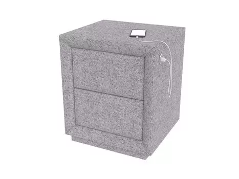 Тумба Verda Modern с зарядкой справа