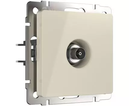 ТВ розетка проходная Werkel WL03-TV-2W-ivory