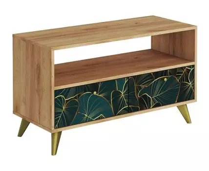 ТВ-тумба Фьюжн (55, 40, Закрытые, Светлое дерево, 95)