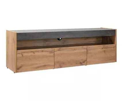 ТВ-тумба Интра (44.6, 34.1, Закрытые, Коричневое дерево, 139.3)