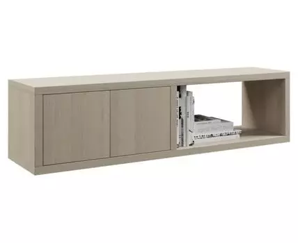 ТВ-тумба Эстет (40, 33, Закрытые, Светлое дерево, 110)