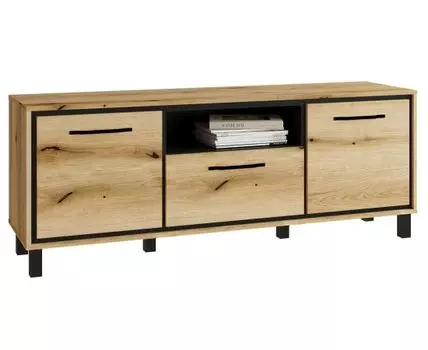 ТВ-тумба Мельбурн (59, 40, Закрытые, Светлое дерево, 154)