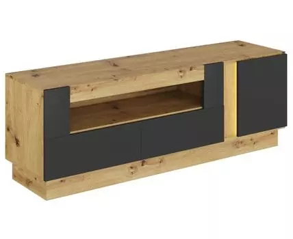 ТВ-тумба Модо (52, 41, Закрытые, Черный, 150)