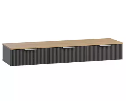 ТВ-тумба подвесная Енссон-1 Grafit Oak