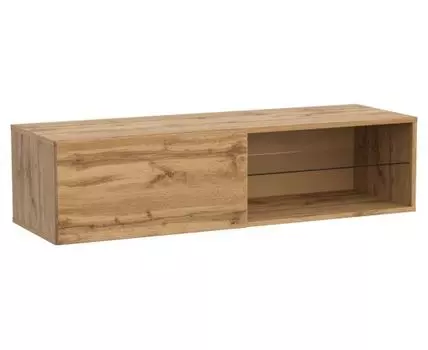 ТВ-тумба Поинт (30, 40, Без подсветки, Открытые, Светлое дерево, 120,2)