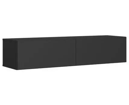 ТВ-тумба Сомеро (30, 40, Закрытые, Черный, 1400 мм)