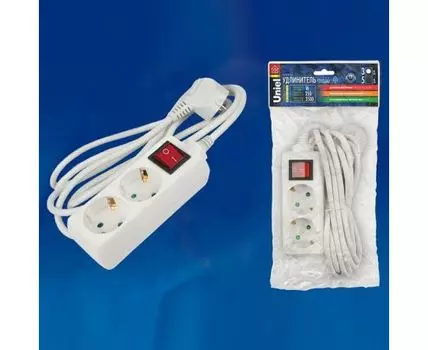 Удлинитель с выключателем Uniel Standart 2915