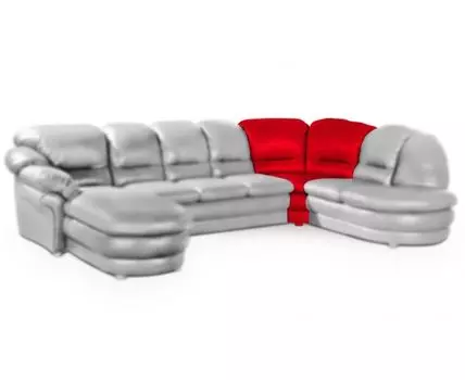 Угловая секция Нодус (Текстиль)