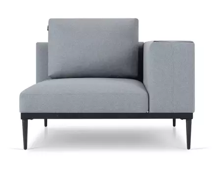 Угловое кресло Хайленд Textile Grey