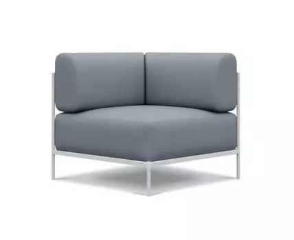 Угловое кресло Нолан-W Textile Dusty Blue