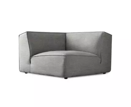 Угловое модульное кресло COMO 105 см (Серый, 105, 105)