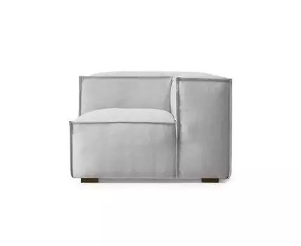 Угловое модульное кресло ROWAN 3, кат. ткани 3 (светло-серый, 92, 92)