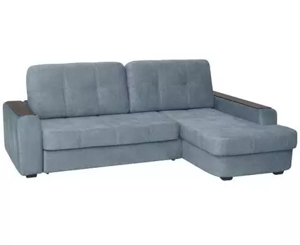 Угловой диван Дрезден (98, 170 см, Пружинный блок, Двуспальные, Жесткие, Правая, Серый, 245, Ширина 250 см)