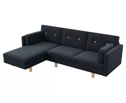 Угловой диван Ингвар (83, 160 см, Без пружин, Мягкие, Серый, 240, Малогабаритные)