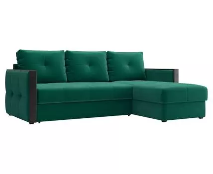 Угловой диван Эгида (93, 160 см, Пружинный блок, Двуспальные, Диван-кровать, Зеленый, 222, Малогабаритные)