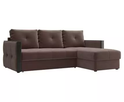 Угловой диван Эгида (93, 160 см, Пружинный блок, Двуспальные, Диван-кровать, Коричневый, 222, Малогабаритные)