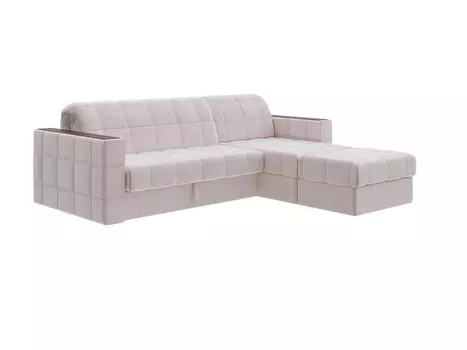Угловой диван-кровать Ergonomic Dream с пуфом