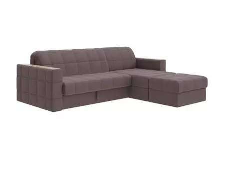 Угловой диван-кровать Ergonomic Dream с пуфом