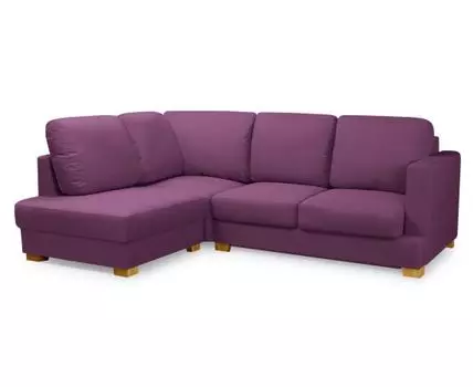 Угловой диван Плимут (малый) (Текстиль, Фиолетовый)