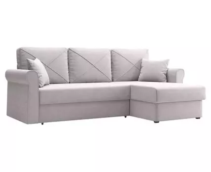 Угловой диван Роланд (93, 160 см, Пружинный блок, Двуспальные, Диван-кровать, Серый, 228, Малогабаритные)