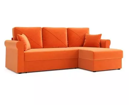 Угловой диван Роланд (93, 160 см, Пружинный блок, Двуспальные, Жесткие, Коричневый, 228, Малогабаритные)