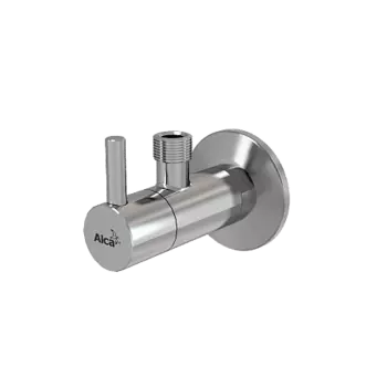 Угловой вентиль с фильтром 1/2" 3/8", круглый, арт. ARV001