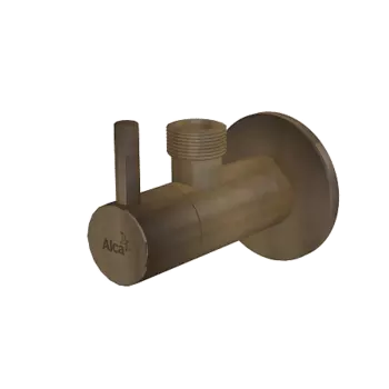 Угловой вентиль с фильтром 1/2" 1/2", круглый, антик, арт.ARV003-ANTIC