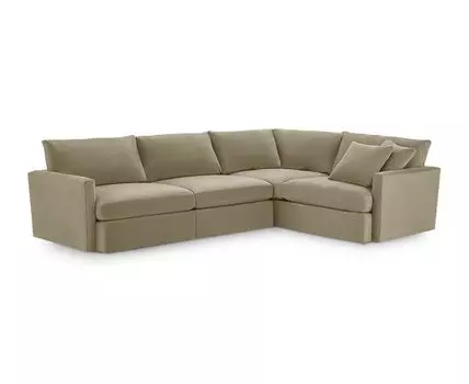 УгловойДиванМарсияЭКО (Текстиль, Бежевый)