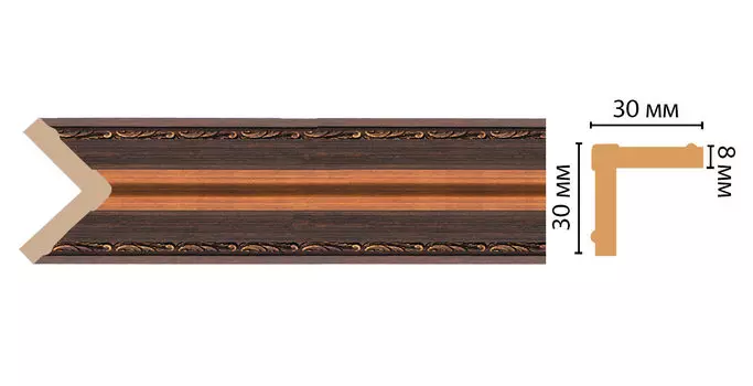 Угол DECOMASTER116-966 ДМ (30*30*2400 мм)