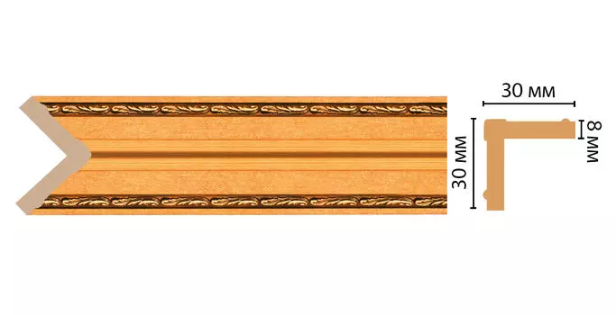 Угол DECOMASTER 116-1123 ДМ (30*30*2400 мм)