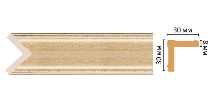 Угол DECOMASTER 116-11 (30*30*2400мм)