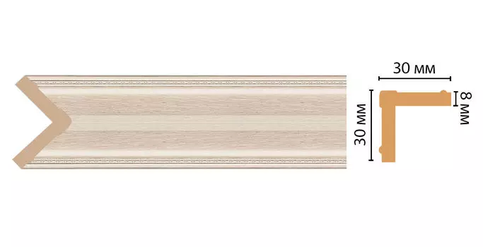 Угол DECOMASTER 116-13 ДМ (30*30*2400 мм)