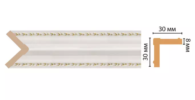 Угол DECOMASTER 116-54 ДМ (30*30*2400 мм)