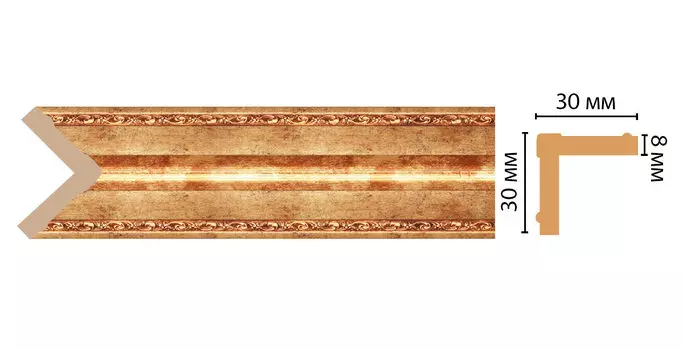 Угол DECOMASTER 116-552 ДМ (30*30*2400 мм)
