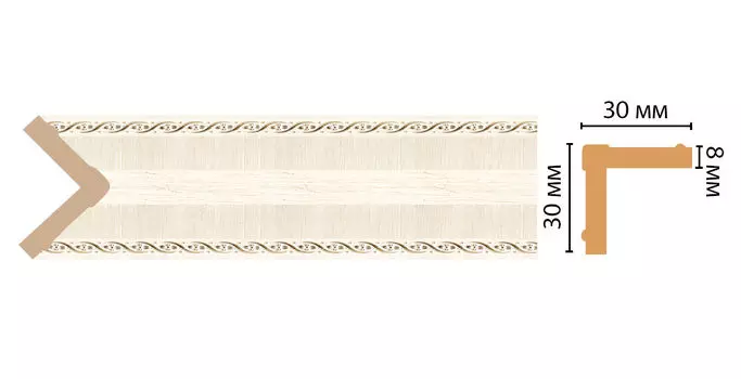 Угол DECOMASTER 116-6 ДМ (30*30*2400 мм)