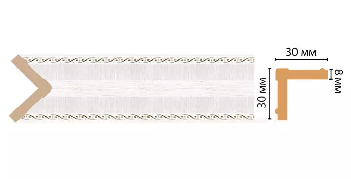 Угол DECOMASTER 116-7D (30*30*2400мм)