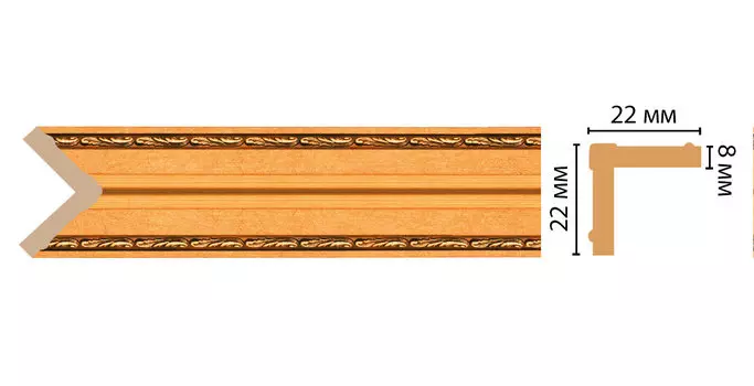 Угол DECOMASTER 116M-1223 (22*22*2400мм)