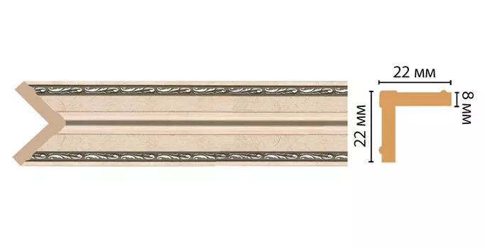 *Угол DECOMASTER 116M-59 ДМ (22*22*2400 мм)